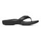 Vionic Lida Thong Post Sandal with Arch Support  - Black - Right side