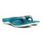 Vionic Lida Thong Post Sandal with Arch Support  - Nile Blue - Pair