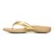 Vionic Lida Thong Post Sandal with Arch Support  - Gold - Left Side