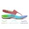Vionic Adjustable T-Strap Sandals - Danita - Marsala