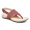 Vionic Adjustable T-Strap Sandals - Danita - Marsala