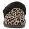 Vionic Adjustable Slipper with Orthotic Arch Support - Indulge Marielle - Natural Leopard - Front