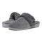 Vionic Adjustable Slipper with Orthotic Arch Support - Indulge Marielle - Charcoal - pair left angle
