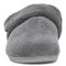 Vionic Adjustable Slipper with Orthotic Arch Support - Indulge Marielle - Charcoal - Front