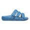 Vionic Adjustable Open-Toe Slipper with Orthotic Arch Support - Indulge Snooze - Horizon Blue - Right side