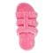 Vionic Adjustable Open-Toe Slipper with Orthotic Arch Support - Indulge Snooze - Electric Pink - Top