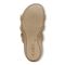 Vionic Adjustable Open-Toe Slipper with Orthotic Arch Support - Indulge Snooze - Wheat - Bottom