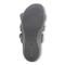 Vionic Adjustable Open-Toe Slipper with Orthotic Arch Support - Indulge Snooze - Charcoal - Bottom