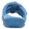 Vionic Adjustable Open-Toe Slipper with Orthotic Arch Support - Indulge Snooze - Horizon Blue - Back