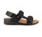 Strive Aruba II - Women's Adjustable Strap Supportive Sandal -  Aruba All Black Lateral