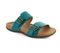 Strive Caprera - Women\'s Casual Arch Supportive Buckle Sandal - Deep Teal - Angle