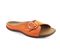 Strive Gavi II - Women\'s Slip-on Supportive Dressy Sandal - Orange - Angle