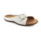 Strive Gavi II - Women\'s Slip-on Supportive Dressy Sandal - White - Angle