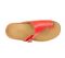 Strive Java II - Women\'s Adjustable Toe Ring Arch Support Sandal - Scarlet - Overhead