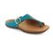 Strive Java II - Women\'s Adjustable Toe Ring Arch Support Sandal - Teal - Angle