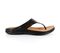 Strive Maui II - Women\'s Arch Supportive Toe Post Sandal - Black - Side