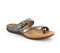 Strive Nusa II - Women\'s Strappy Casual Arch Supportive Sandal - Anthracite - Angle