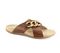Strive Palma - Women's Slip-on Sandal with Arch Support - Link Tan - Angle