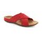 Strive Palma - Women\'s Slip-on Sandal with Arch Support - Scarlet - Angle