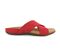 Strive Palma - Women\'s Slip-on Sandal with Arch Support - Scarlet - Side