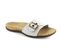 Strive Paros - Women\'s Adjustable Strap Slip-on Arch Supportive Sandal - White - Angle