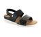 Strive Riviera II - Women's Fully Adjustable Arch Supportive Sandal -  Riviera Ii Black/Snake Angled