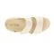 Strive Riviera II - Women's Fully Adjustable Arch Supportive Sandal - Latte - Overhead