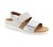 Strive Riviera II - Women's Fully Adjustable Arch Supportive Sandal -  Riviera Silver/Stone Angled