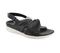 Strive Tahiti II - Women\'s Platform Sandal with Arch Support - Black - Angle