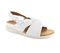 Strive Tahiti II - Women\'s Platform Sandal with Arch Support - White - Angle