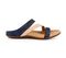 Strive Trio II - Women's Strappy Sandal with Arch Support -  Trio Navy/Roebuck Lateral