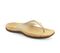Strive Milos - Women\'s Arch Supportive Toe Post Sandal - Almond - Angle
