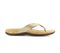 Strive Milos - Women\'s Arch Supportive Toe Post Sandal - Almond - Side