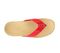 Strive Milos - Women\'s Arch Supportive Toe Post Sandal - Scarlet - Overhead
