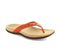 Strive Saria - Women\'s Arch Supportive Toe Post Sandal - Orange - Angle