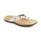 Strive Saria - Women\'s Arch Supportive Toe Post Sandal - White - Angle