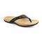 Strive Saria - Women\'s Arch Supportive Toe Post Sandal - Black - Angle