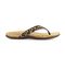 Strive Saria - Women\'s Arch Supportive Toe Post Sandal - Leopard - Side