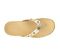 Strive Saria - Women\'s Arch Supportive Toe Post Sandal - Gold Metallic - Other