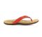 Strive Saria - Women\'s Arch Supportive Toe Post Sandal - Orange - Side
