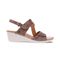 Revere Grenada Back Strap Wedge - Women's - Cognac Camo - Side