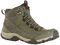 Oboz Women's Ousel Mid B-dry Hiking Shoe - Olive Branch Angle main