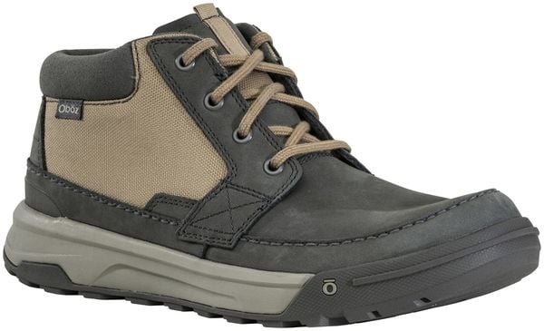 Oboz Men's Burke Chukka Shoes - Nimbus Gray Angle main
