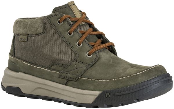 Oboz Men's Burke Chukka Shoes - Nori Green Angle main