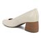 Vionic Carmel Women's Pump Dress Shoes - Cream - Back angle