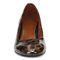 Vionic Carmel Womens Pump Dress - Black Leopard Patent - Front