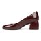 Vionic Carmel Womens Pump Dress - Syrah Crinkle Patent - Left Side