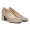 Vionic Carmel Womens Pump Dress - Taupe Crinkle Patent - Pair