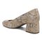 Vionic Carmel Women's Pump Dress Shoes - Oatmeal - Back angle
