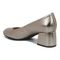 Vionic Carmel Womens Pump Dress - Pewter Met Tmbl Lthr - Back angle